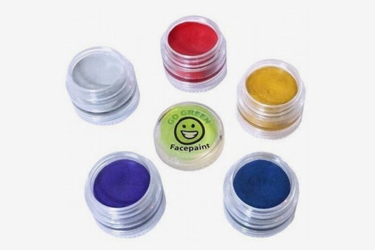 Go Green Face Paint.
